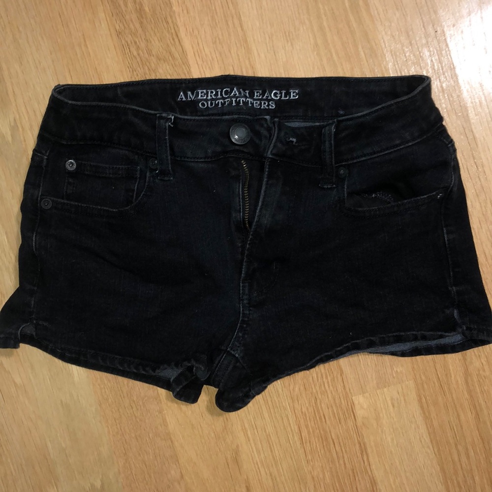 American eagle hi-rise shortie shorts